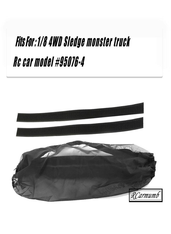 RCarmumb Chassis Guard Dirt Dust Resist Cover for 1/8 Sledge Monster Truck #95076-4,RC Car Chassis Dust Cover, Mesh Cover, Waterproof Cover, Chassis Dust - Image 2